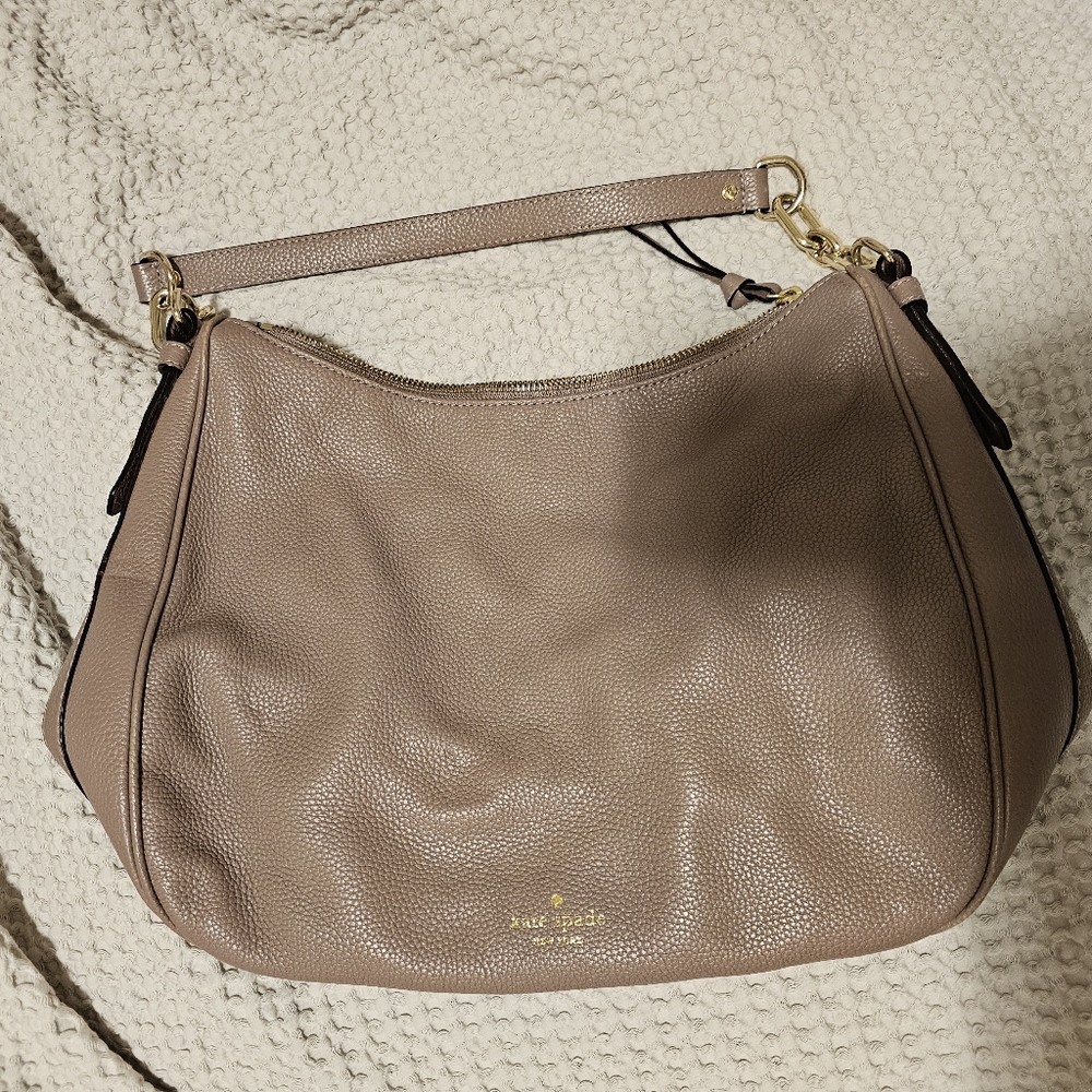 Kate Spade Beige/Light Plum Bag